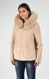 Veste Textile Femme Levinsky, modèle Ilda fox de couleur light camel