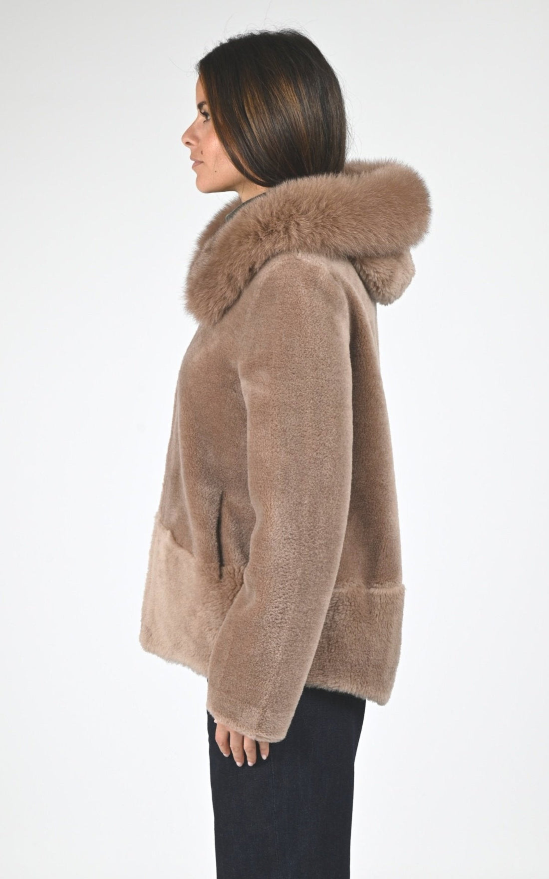 Veste Textile Femme Levinsky, modèle Ilda fox de couleur chestnut