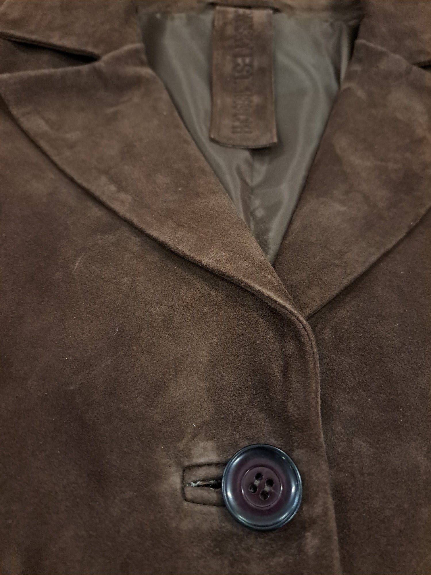 Sasa, 75 cm. - Collar Goat Suede - Women Brown 5