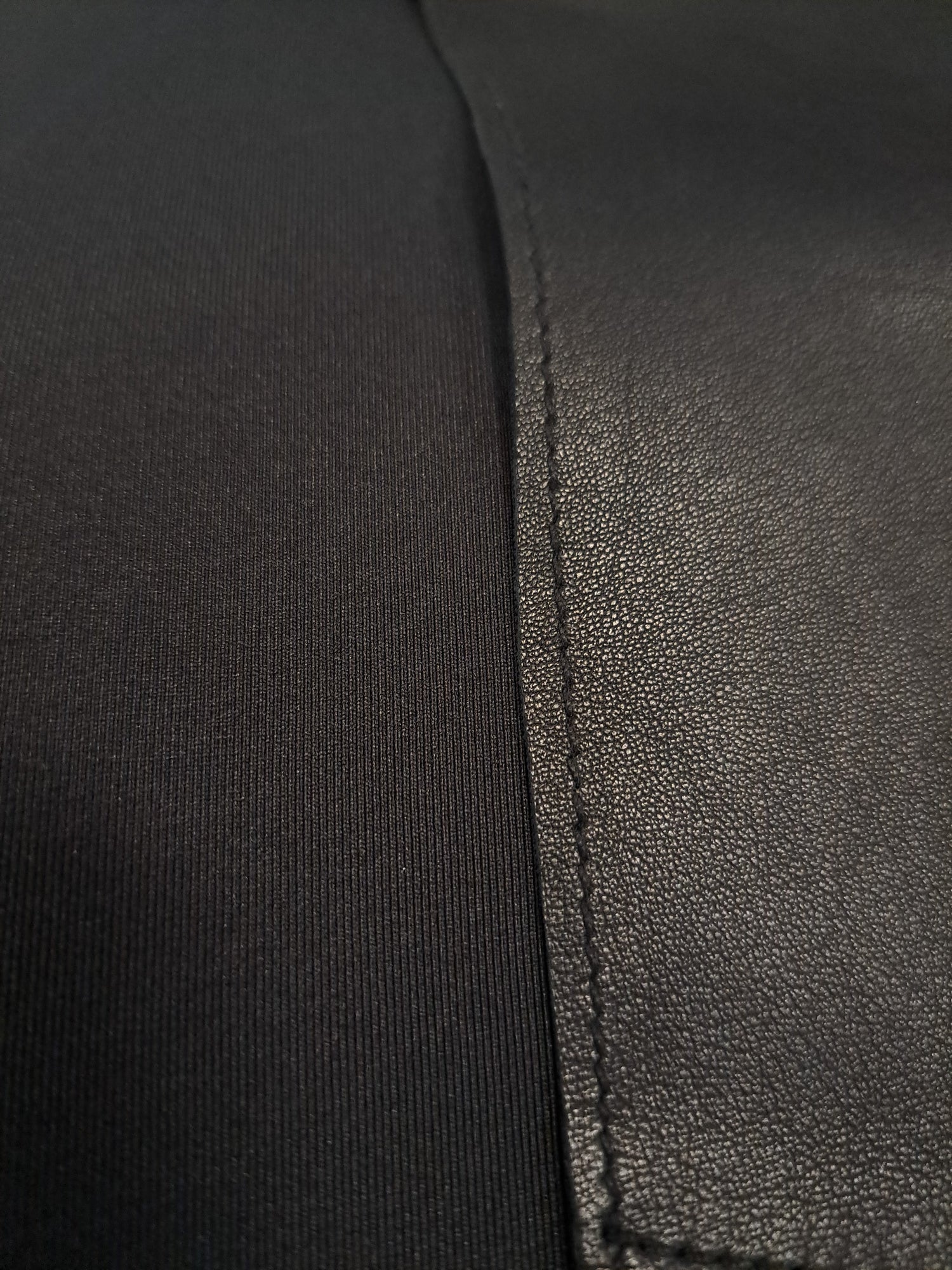 Solana, 68 cm. - Collar Lamb Dior Bonded Leather-Women Black 4