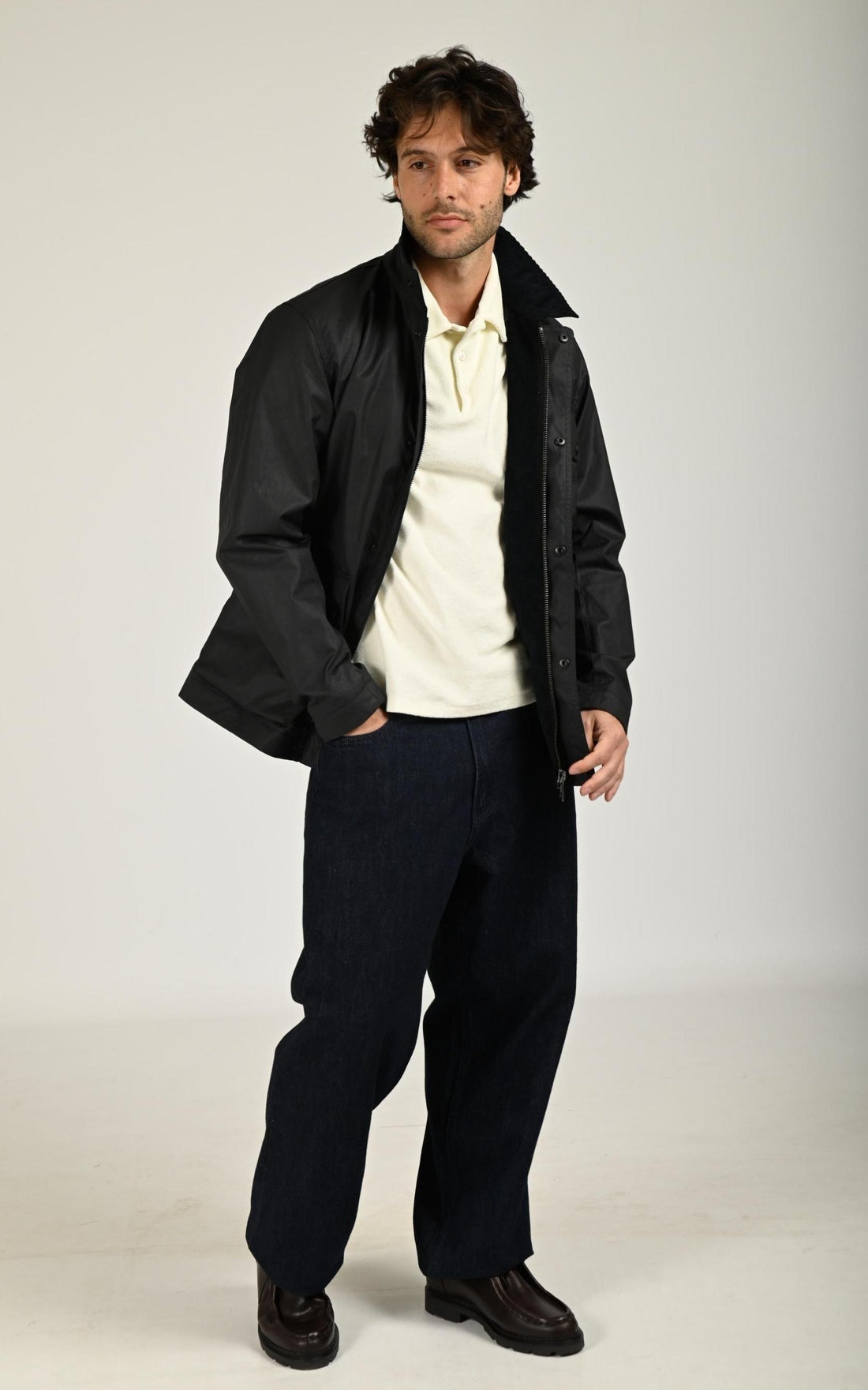 Veste Textile Homme Belstaff, modèle Incline 105810 de couleur dark navy