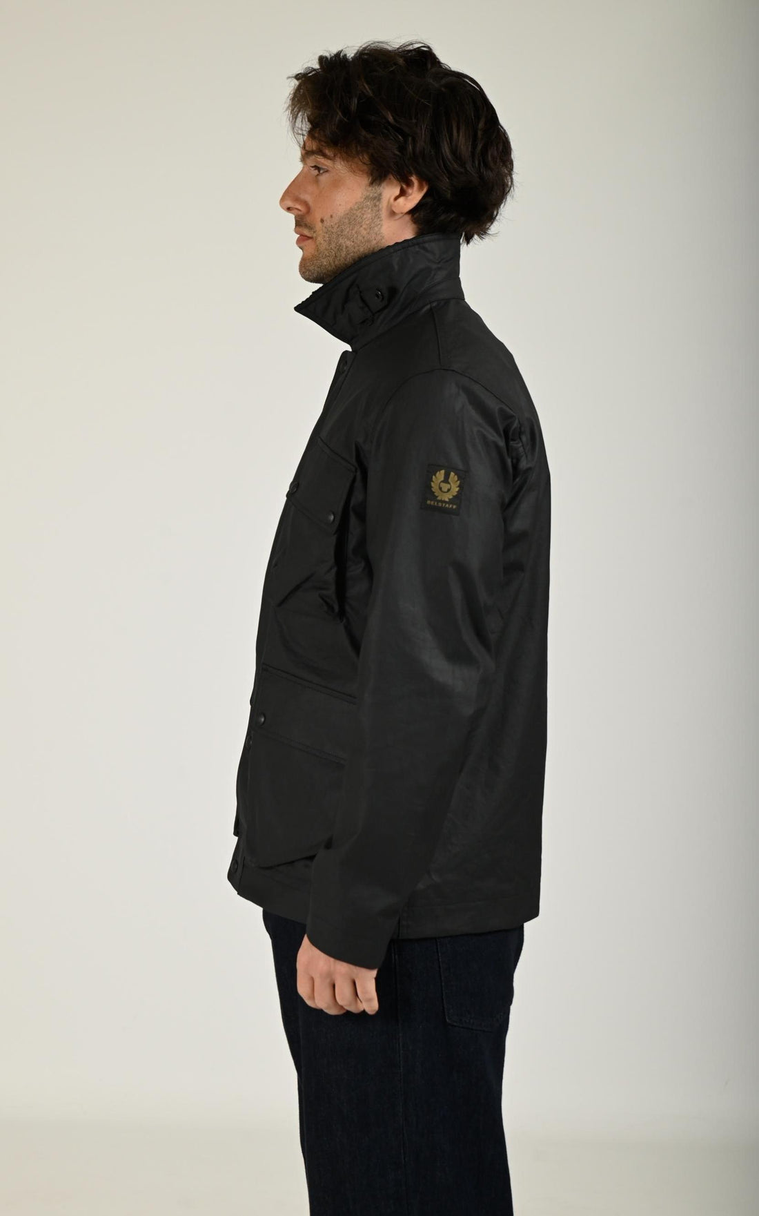 Veste Textile Homme Belstaff, modèle Incline 105810 de couleur dark navy