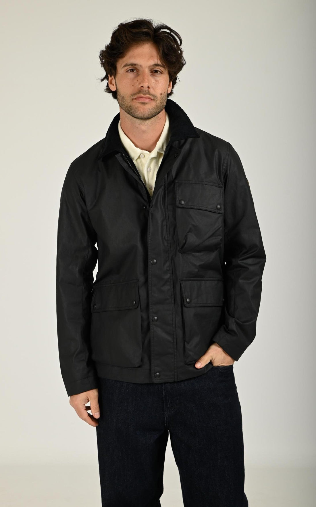 Veste Textile Homme Belstaff, modèle Incline 105810 de couleur dark navy