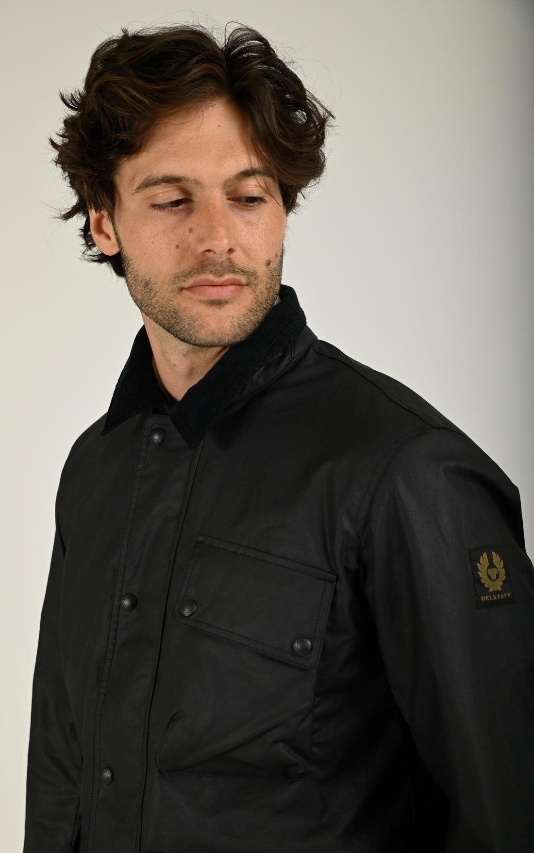 Veste Textile Homme Belstaff, modèle Incline 105810 de couleur dark navy