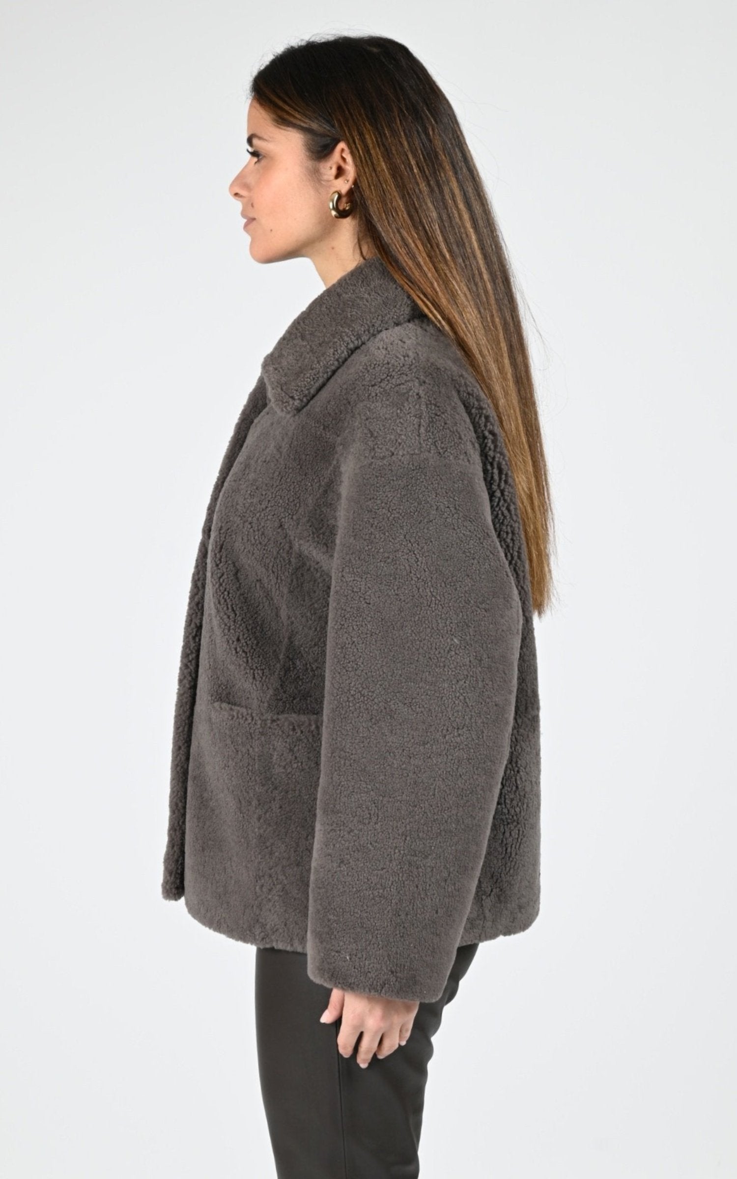 Veste Df Femme Levinsky, modèle Irene 65 de couleur taupe h16 3