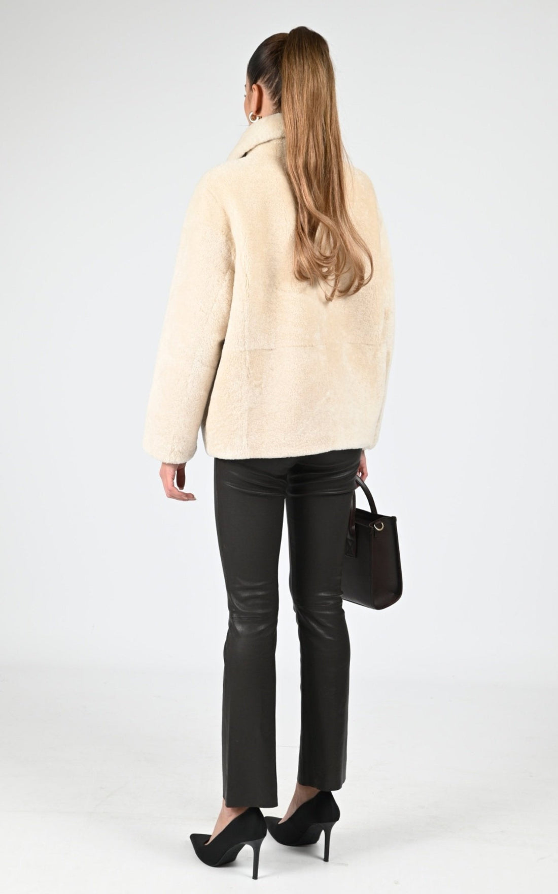 Veste Df Femme Levinsky, modèle Irene 65 de couleur beige h2