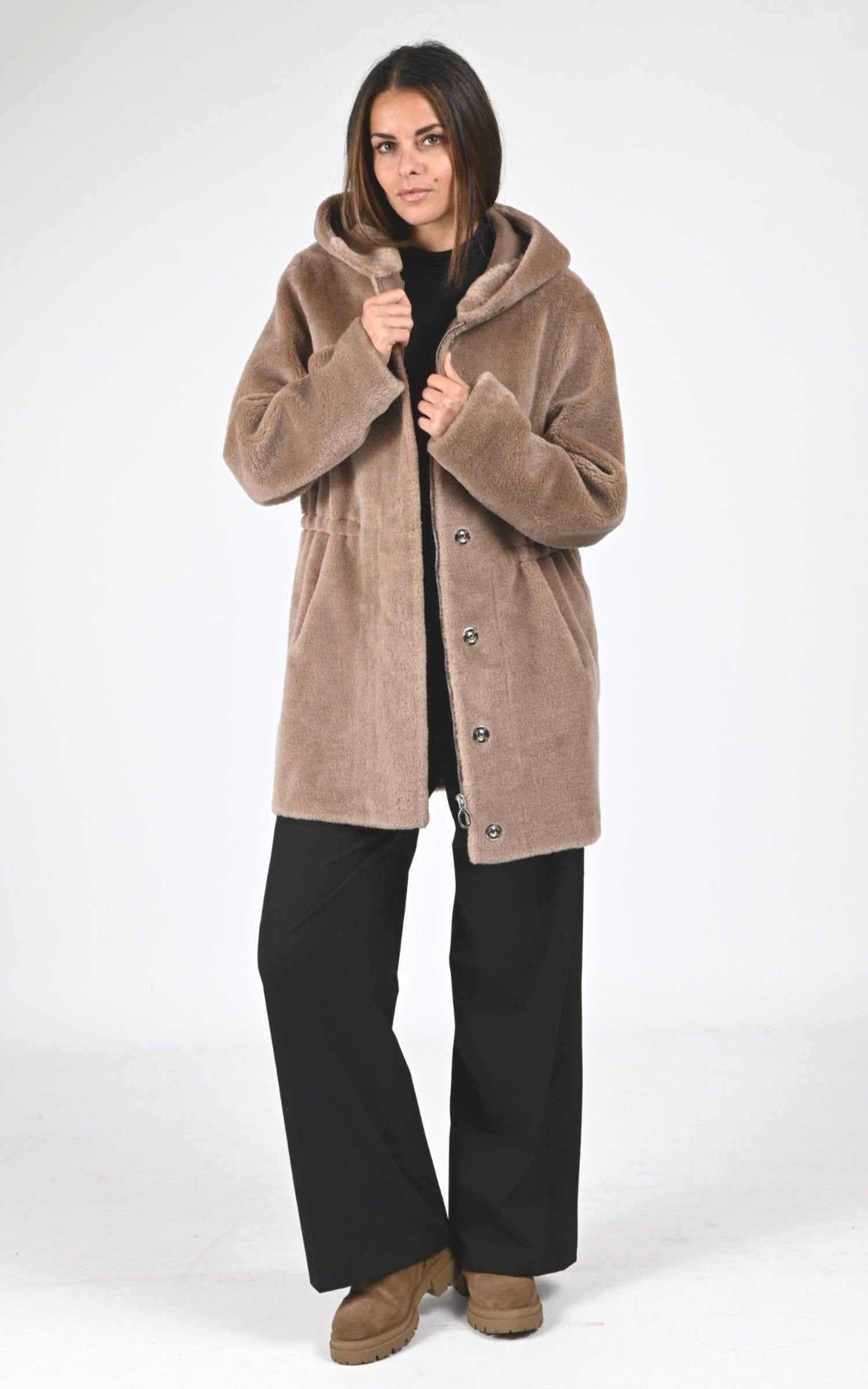 Veste Textile Femme Levinsky, modèle Iric de couleur chestnut 2