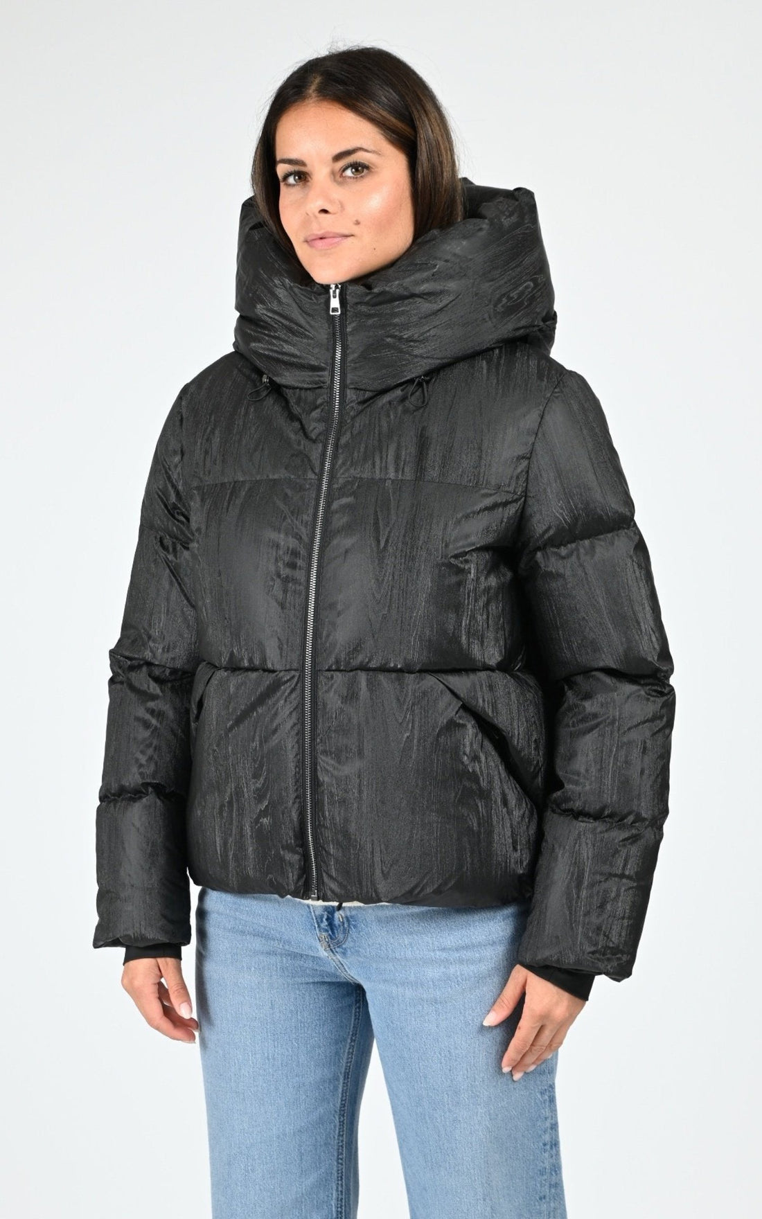 Bl doudoune Textile Femme Soia &amp; Kyo, modèle Iroh-md de couleur black