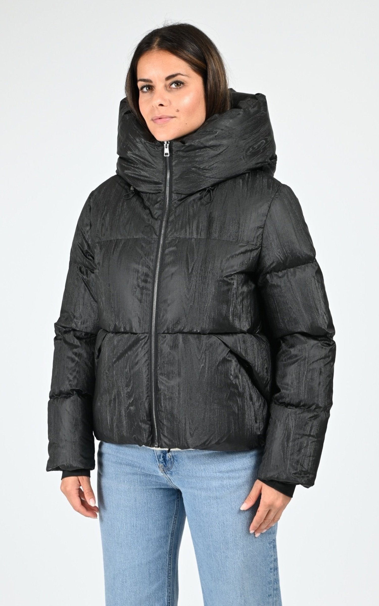 Bl doudoune Textile Femme Soia &amp; Kyo, modèle Iroh-md de couleur black