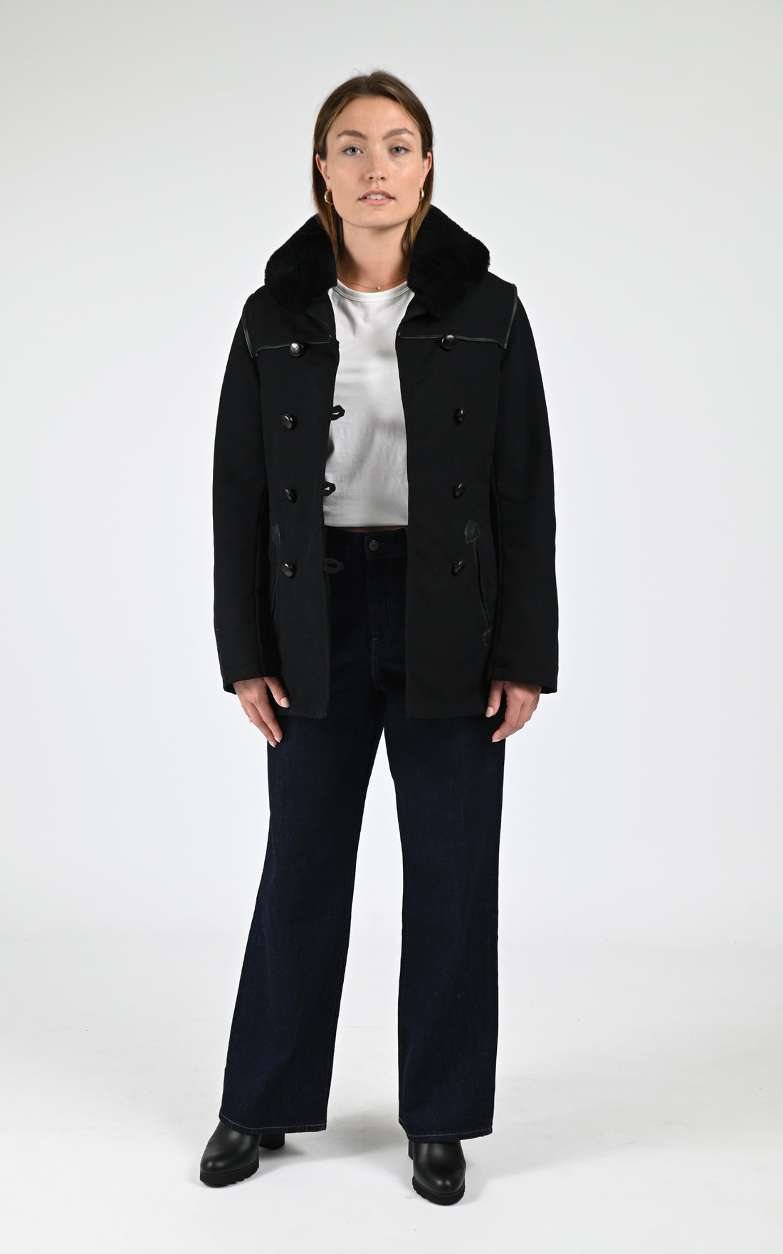 Authentique Canadienne toile noir