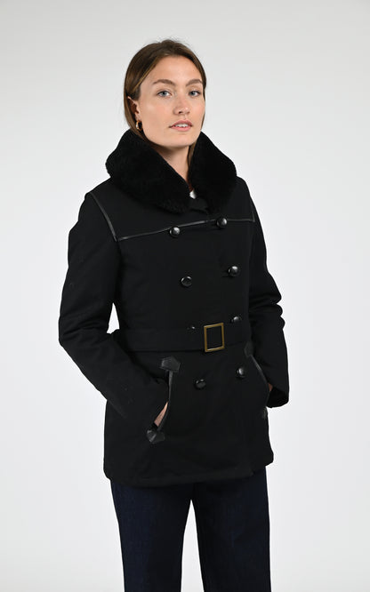 Authentique Canadienne toile noir