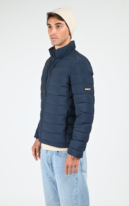 Doudoune courte bleu marine