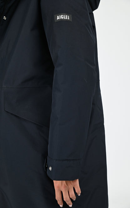 Parka longue GORE-TEX noir
