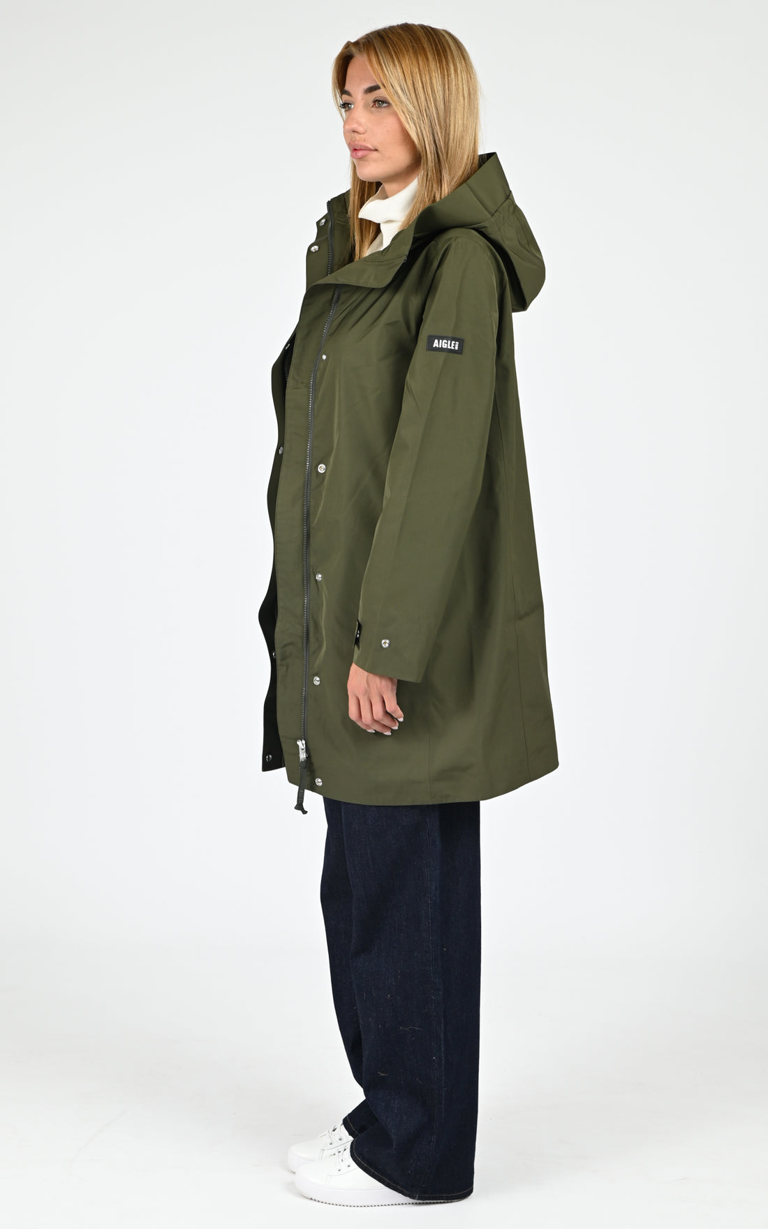 Parka mi-longue Hefrida kaki