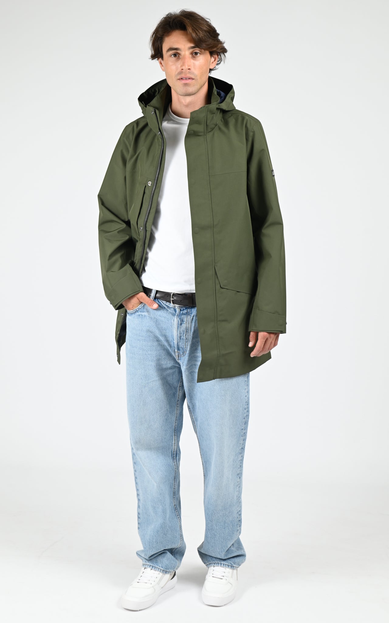 Parka longue GORE-TEX kaki