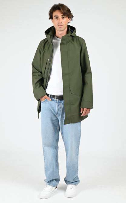 Parka longue GORE-TEX kaki