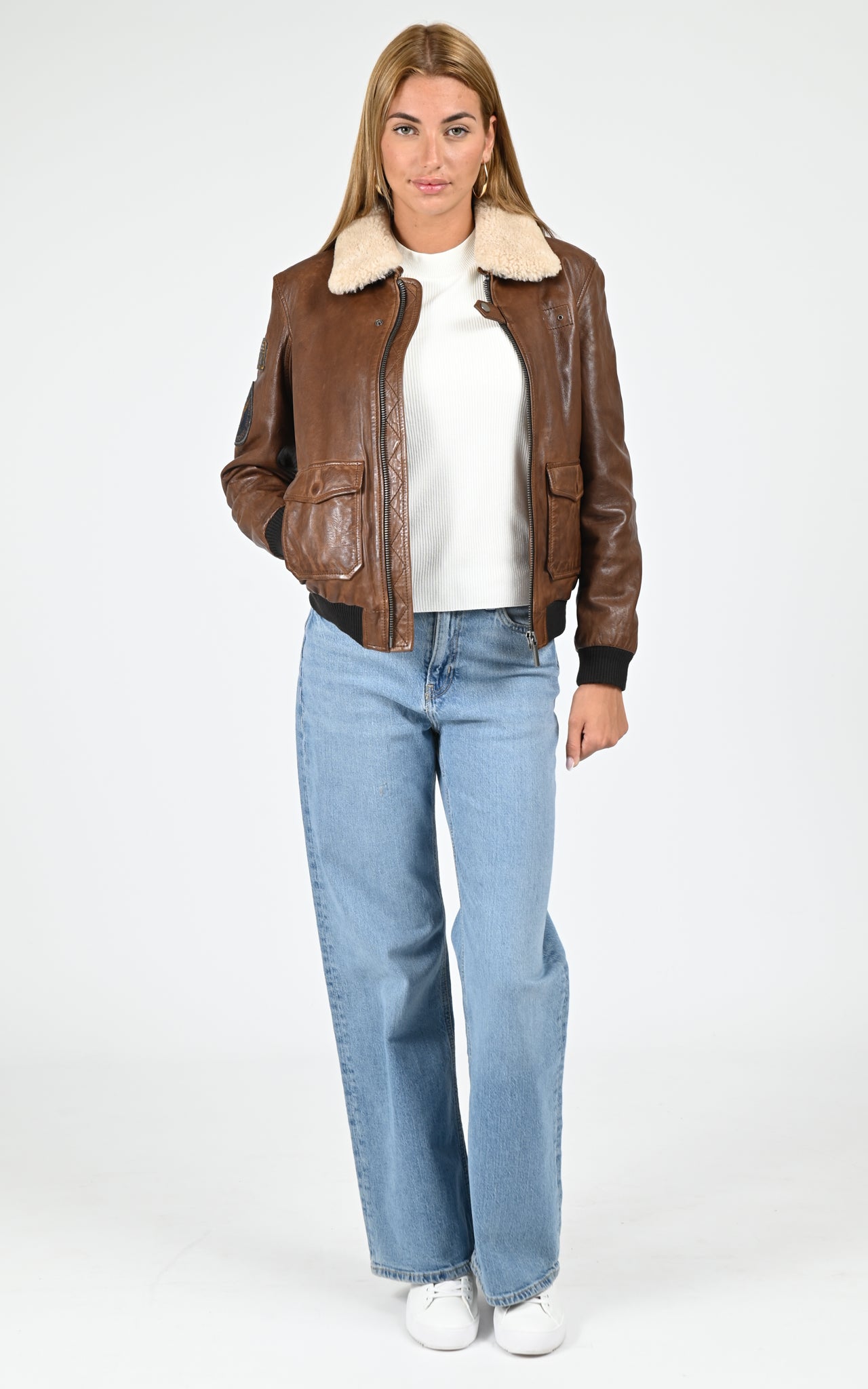 Blouson aviateur Air Pilot cuir d&