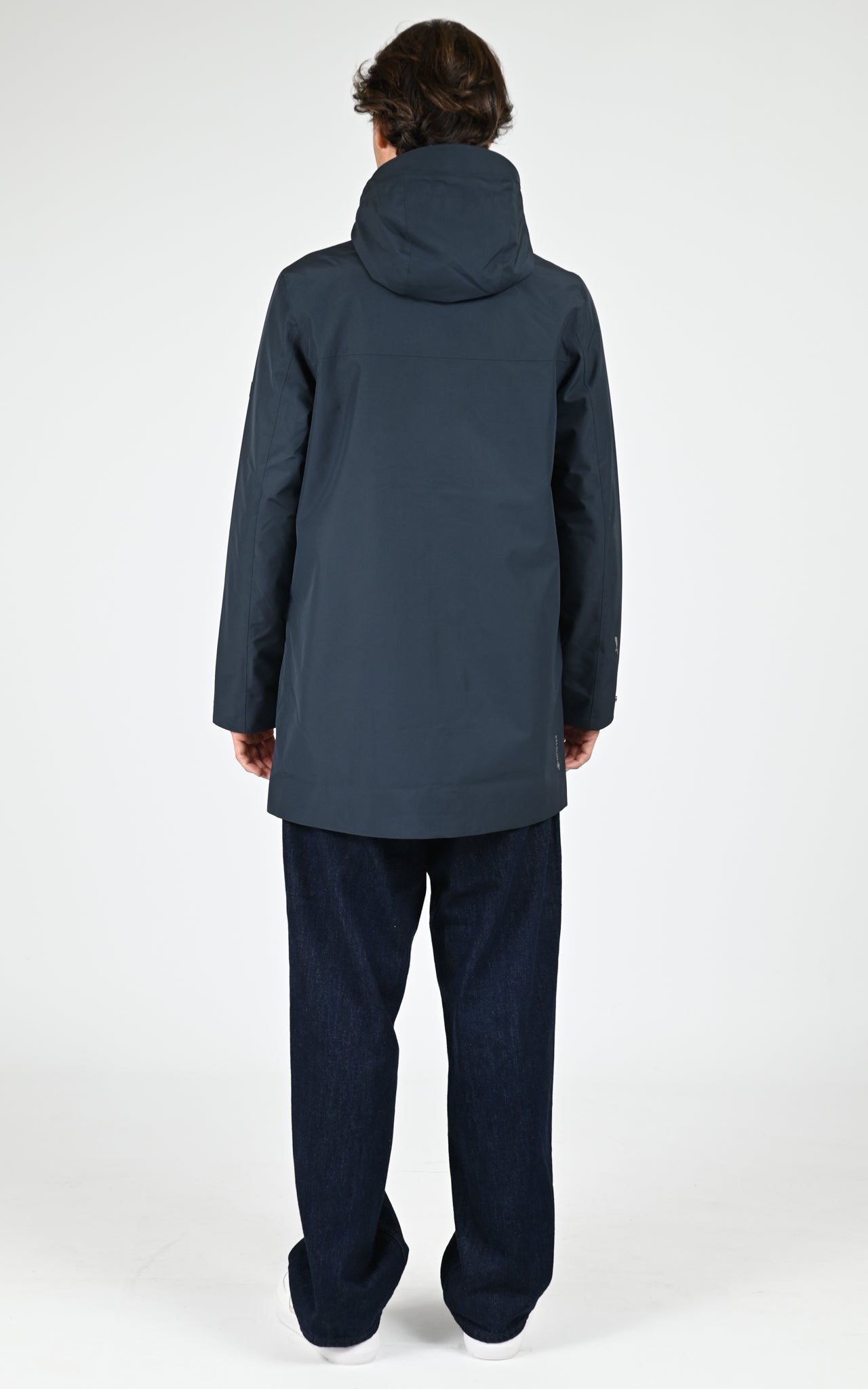 Parka longue GORE-TEX bleu marine