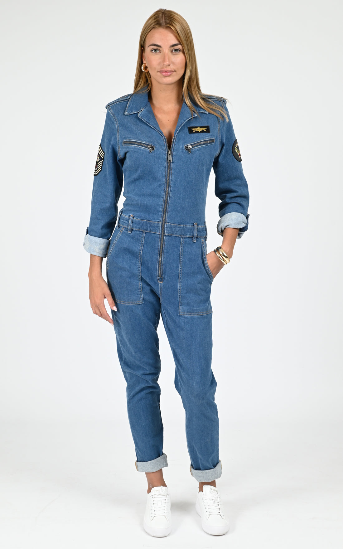 Combinaison jean TRJUMPW bleu