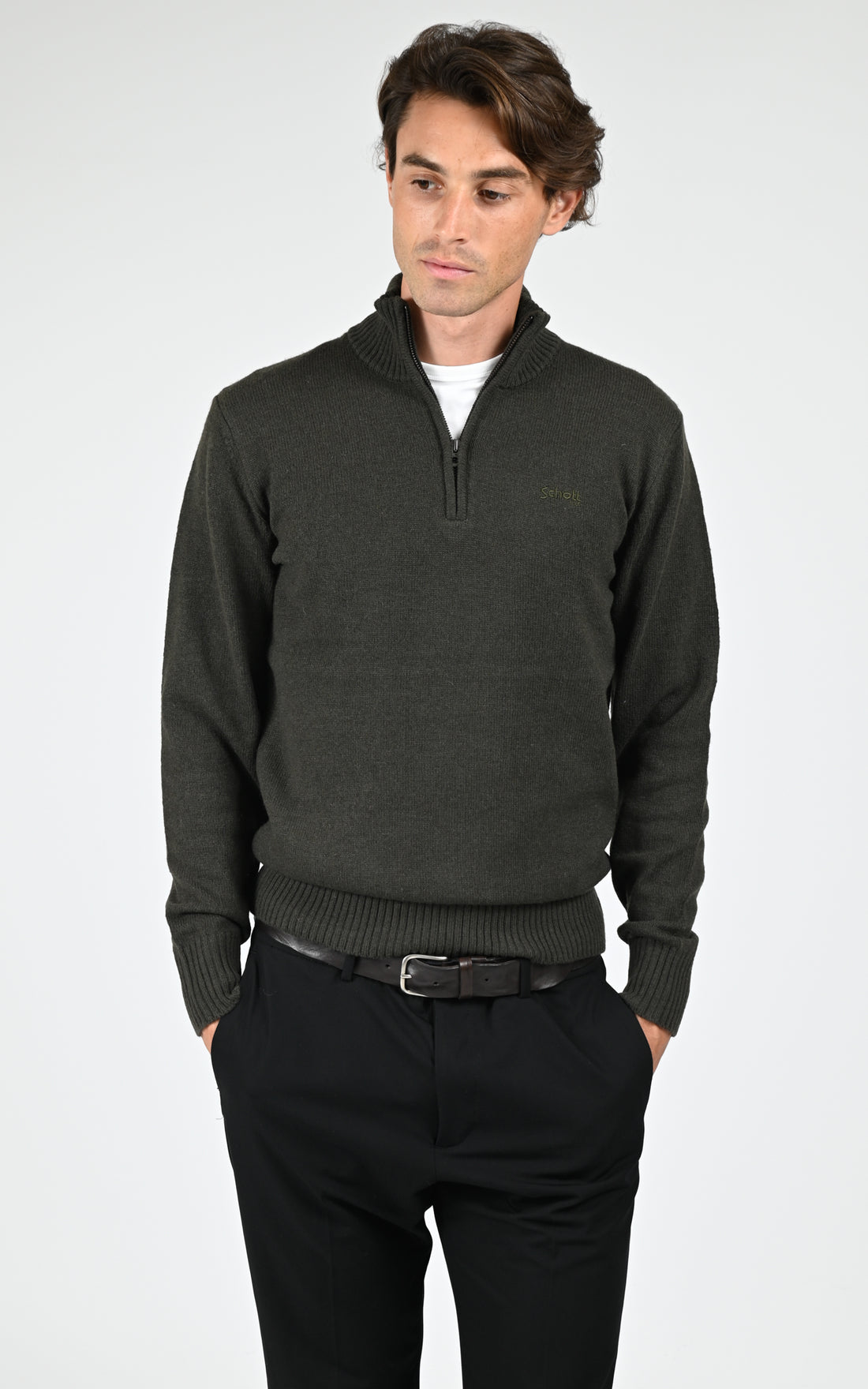 Pull PL LANCE2 vert foncé