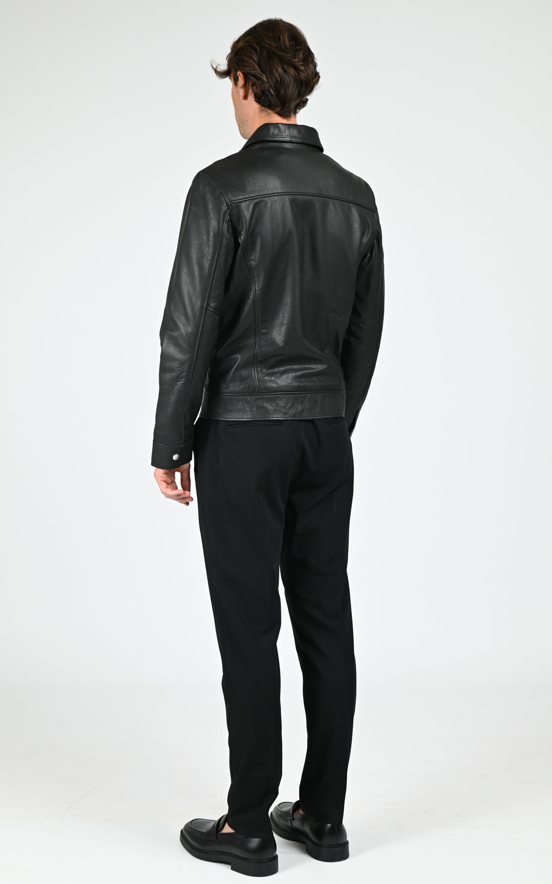 Blouson cuir LCMONTANA noir