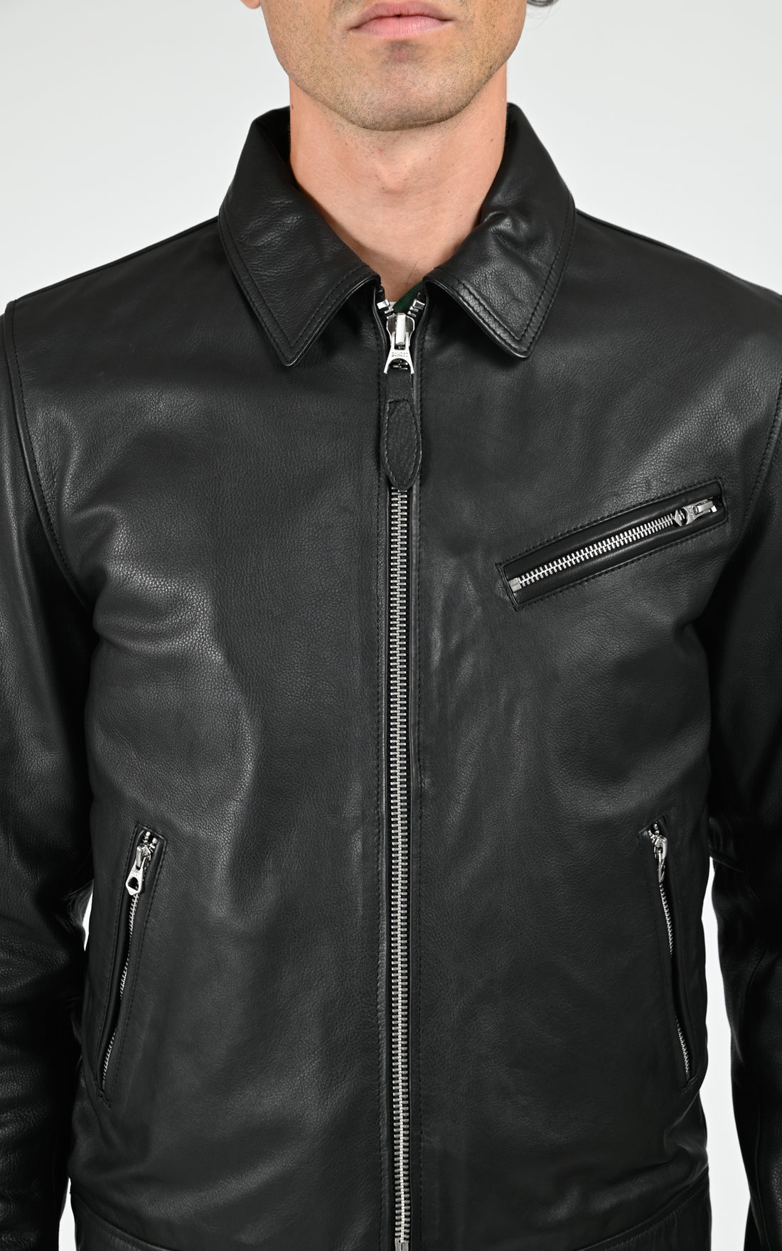 Blouson cuir LCMONTANA noir