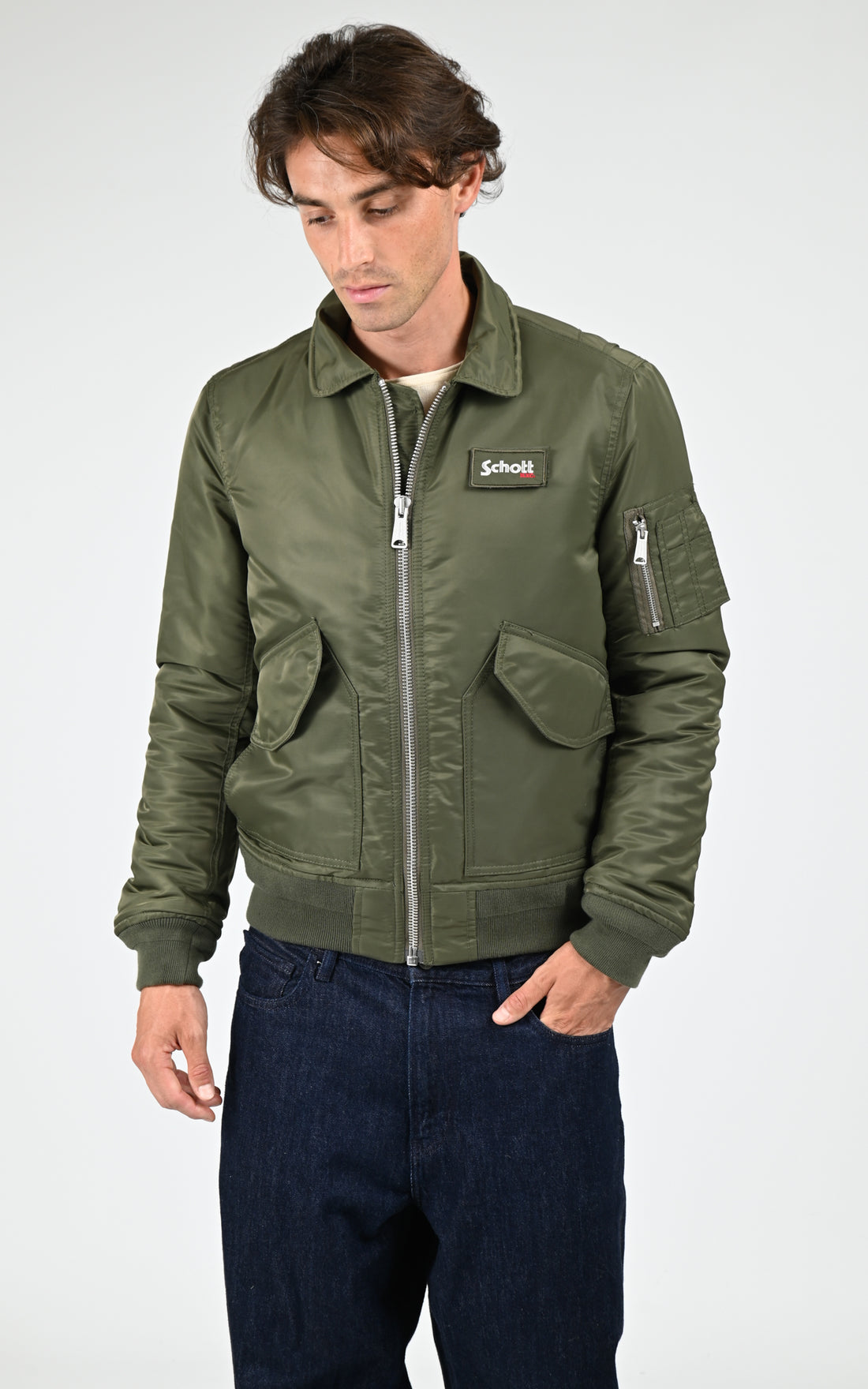 Bomber 210100 RS Army mixte kaki