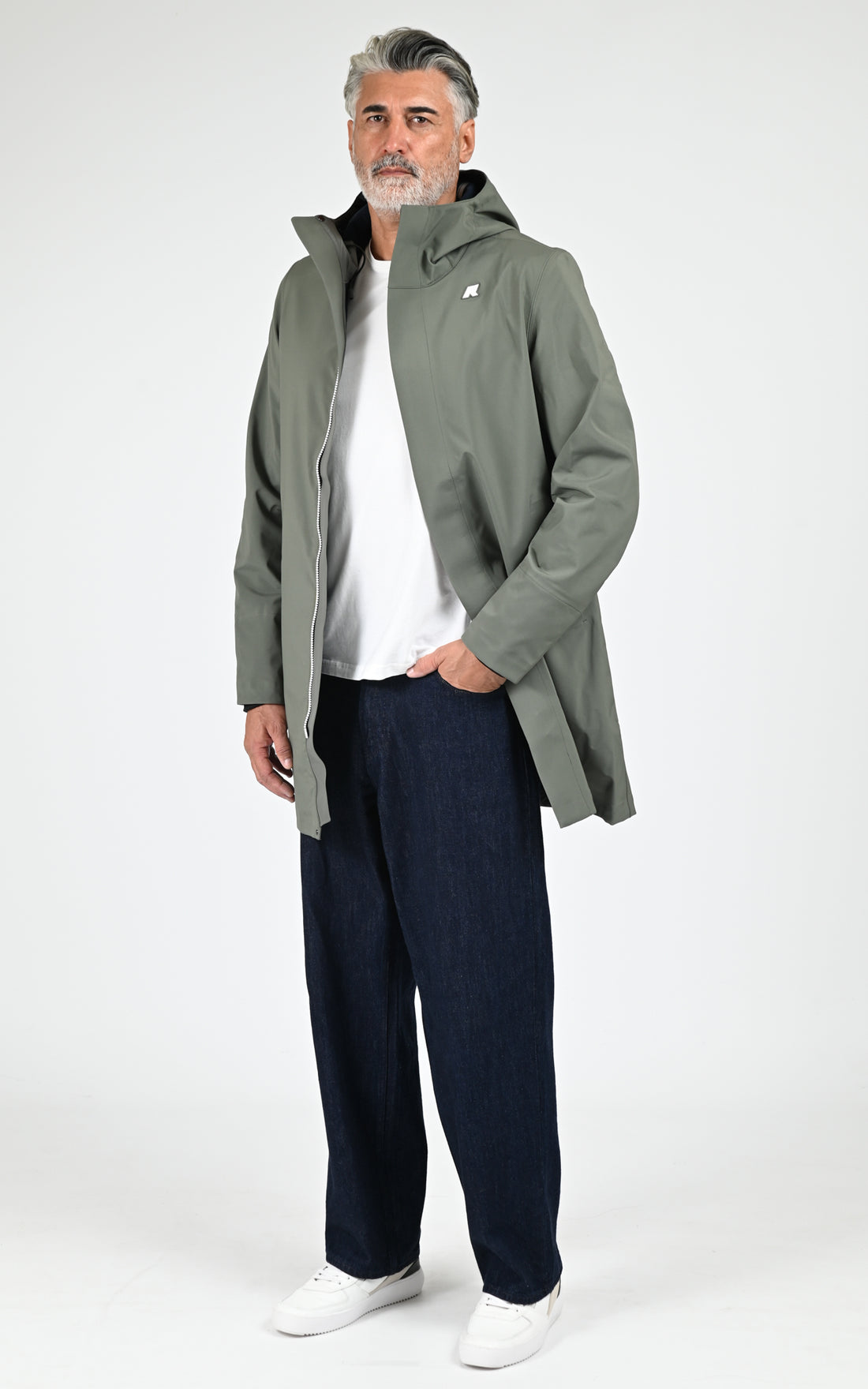 Parka imperméable Thomas Bonded kaki