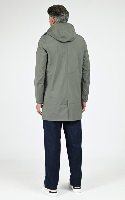 Parka imperméable Thomas Bonded kaki
