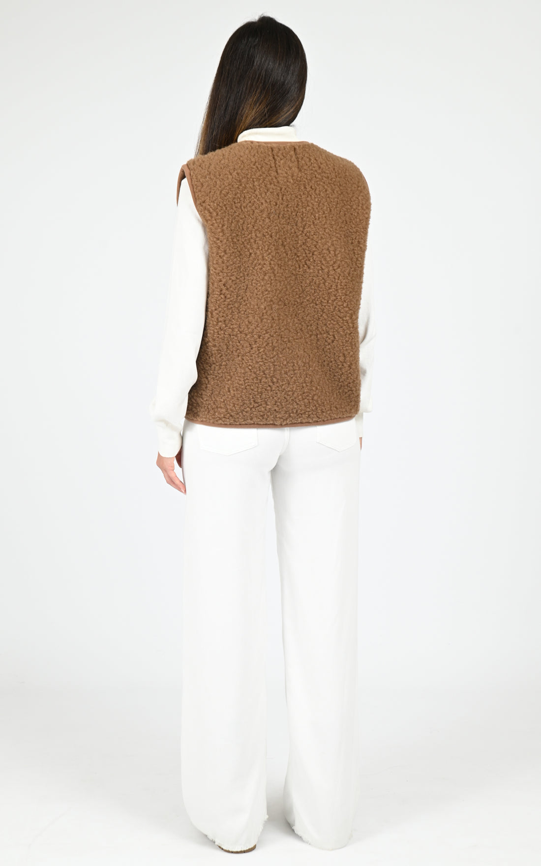 Gilet mouton Cool marron
