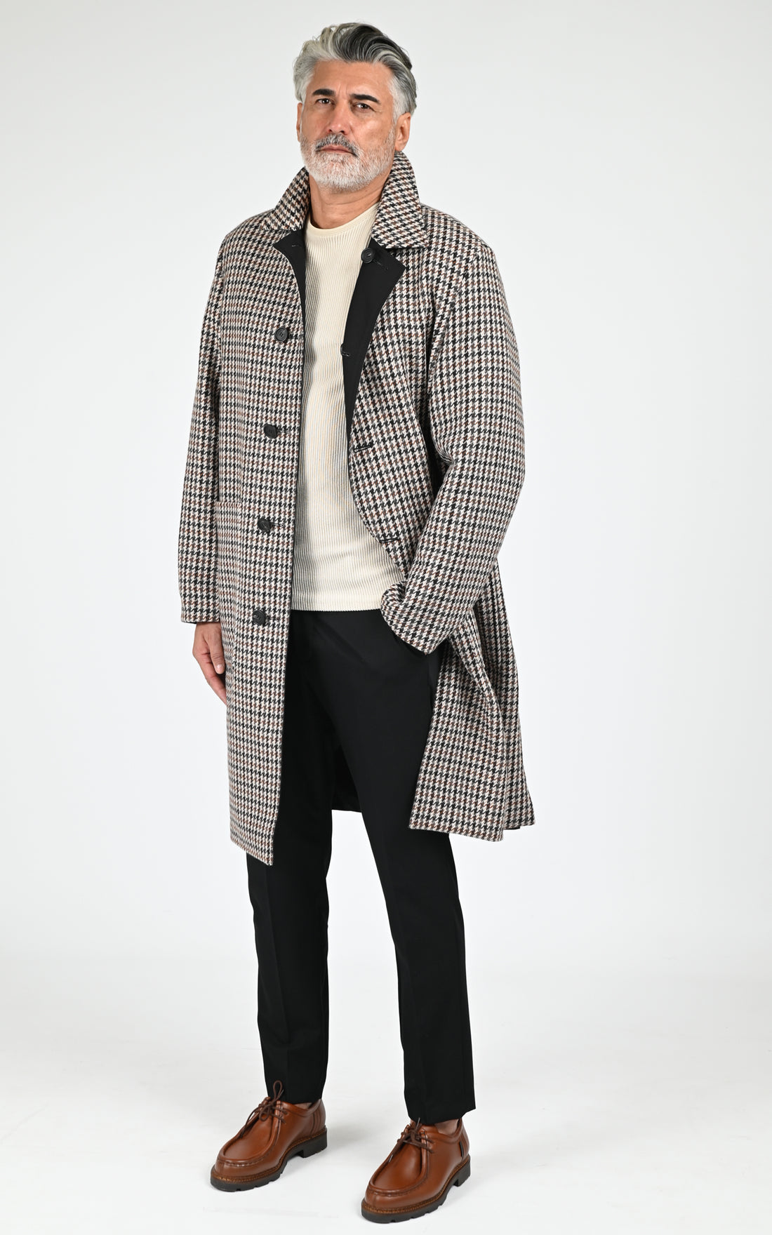 Manteau réversible RALPH pied de poule