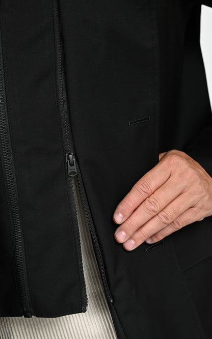 Manteau imperméable 3-en-1 Mathias noir