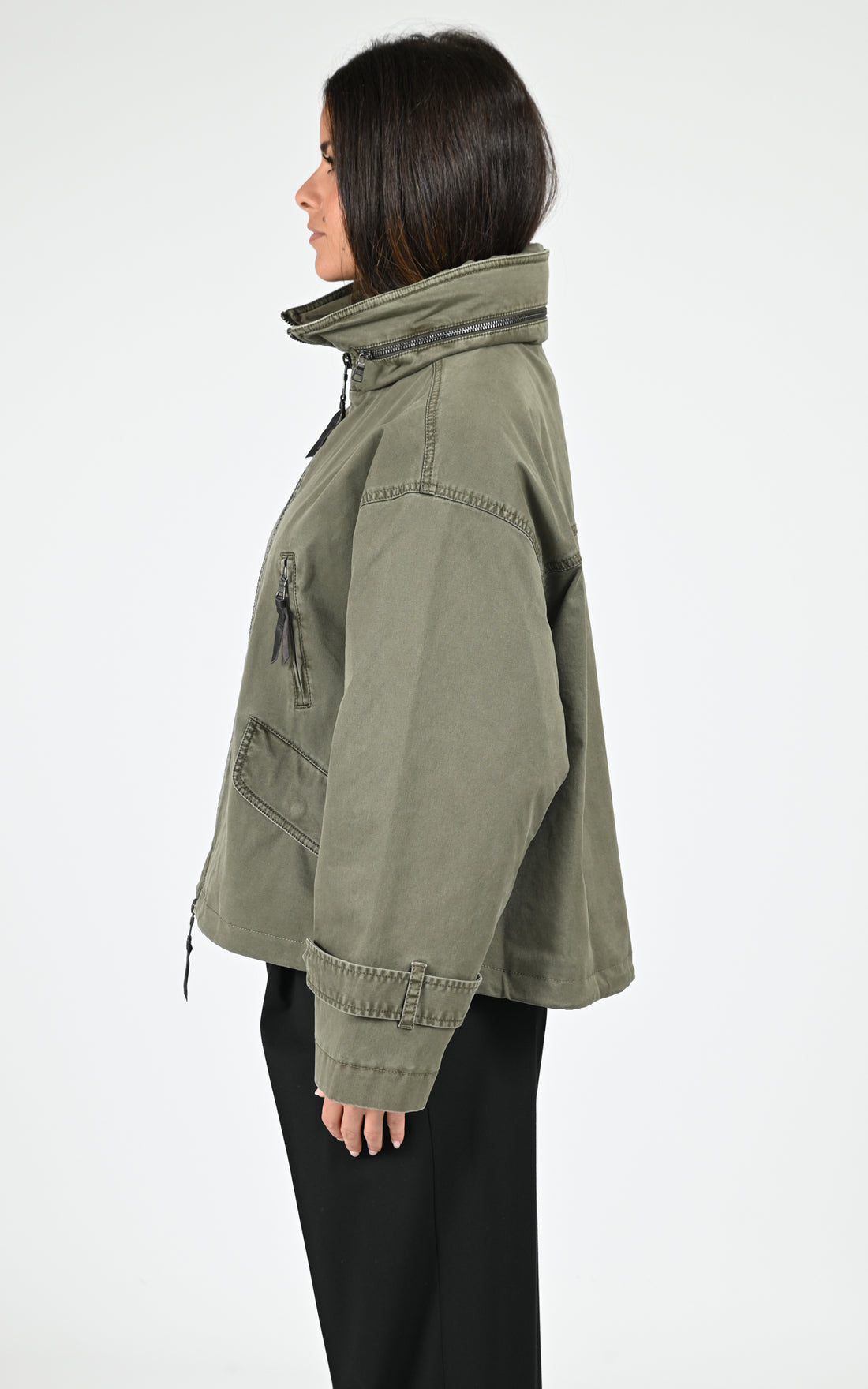 Veste toile army Mendes kaki
