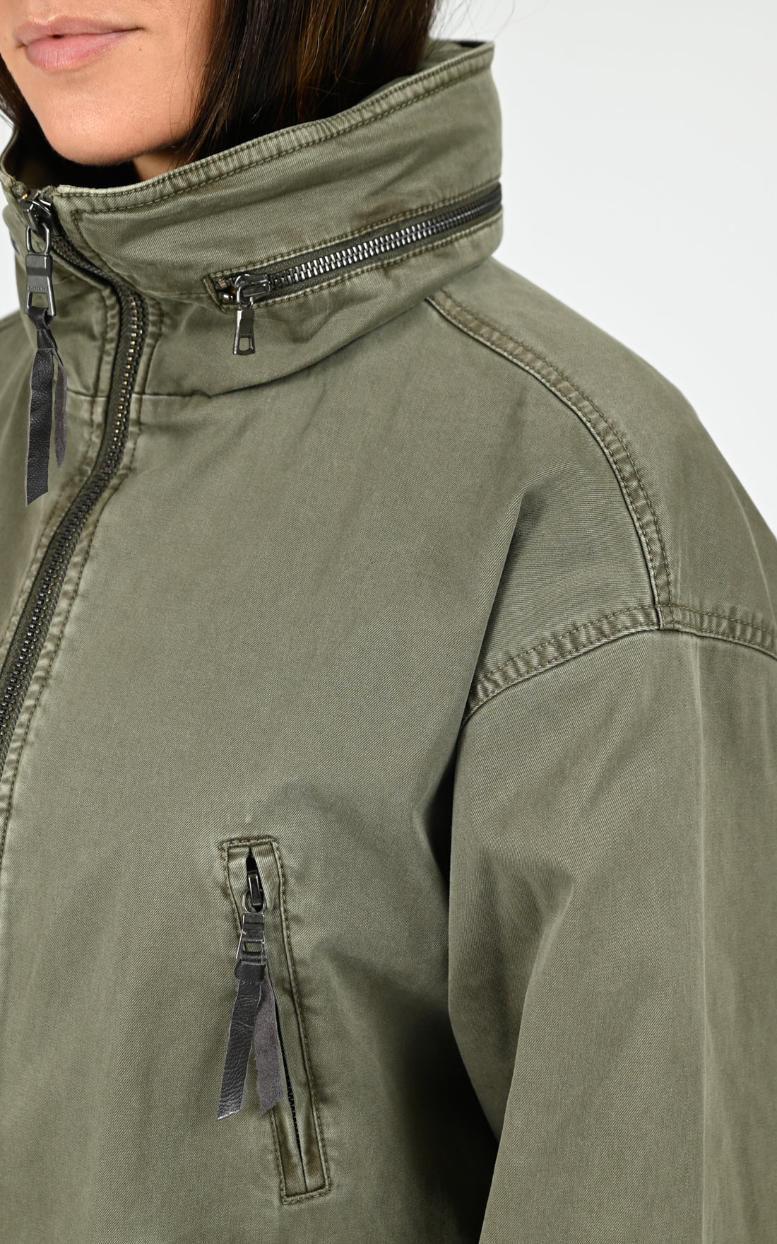 Veste toile army Mendes kaki