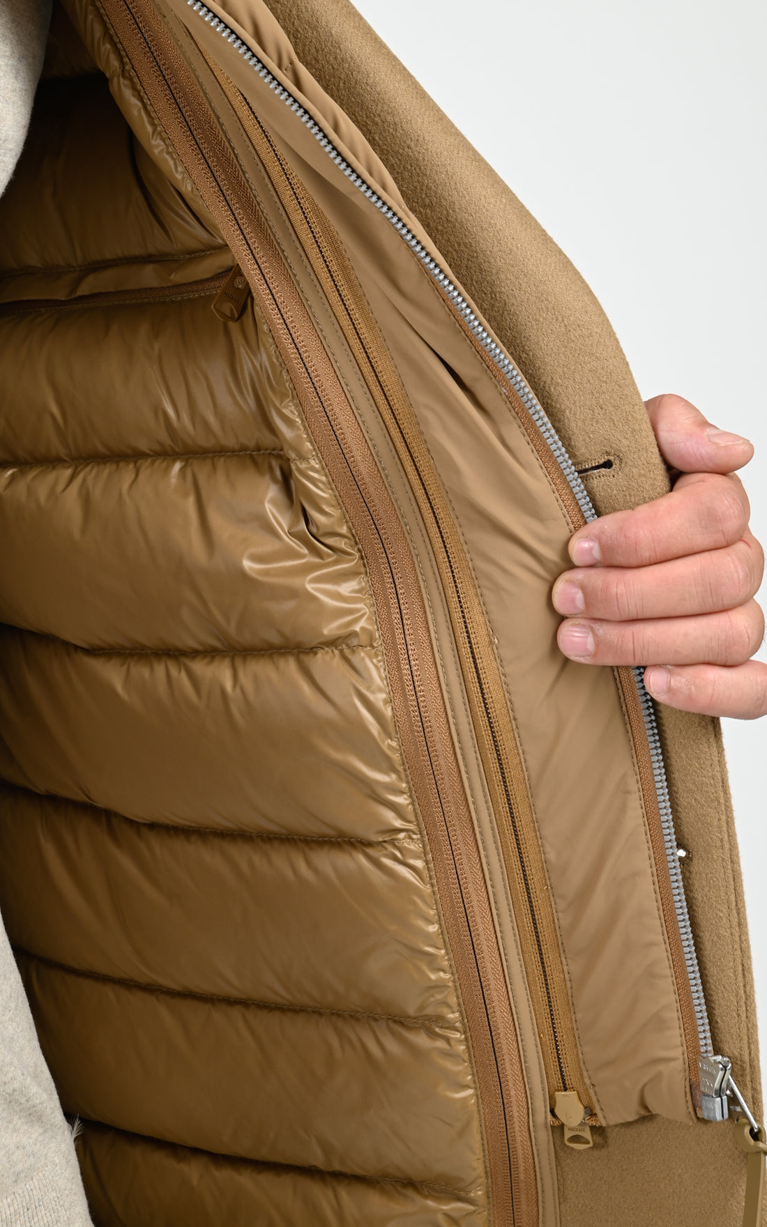 Manteau pardessus laine SKAI-SLB camel