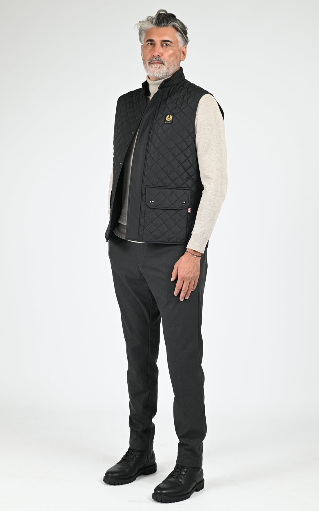 Veste matelassée sans manches Icon noir