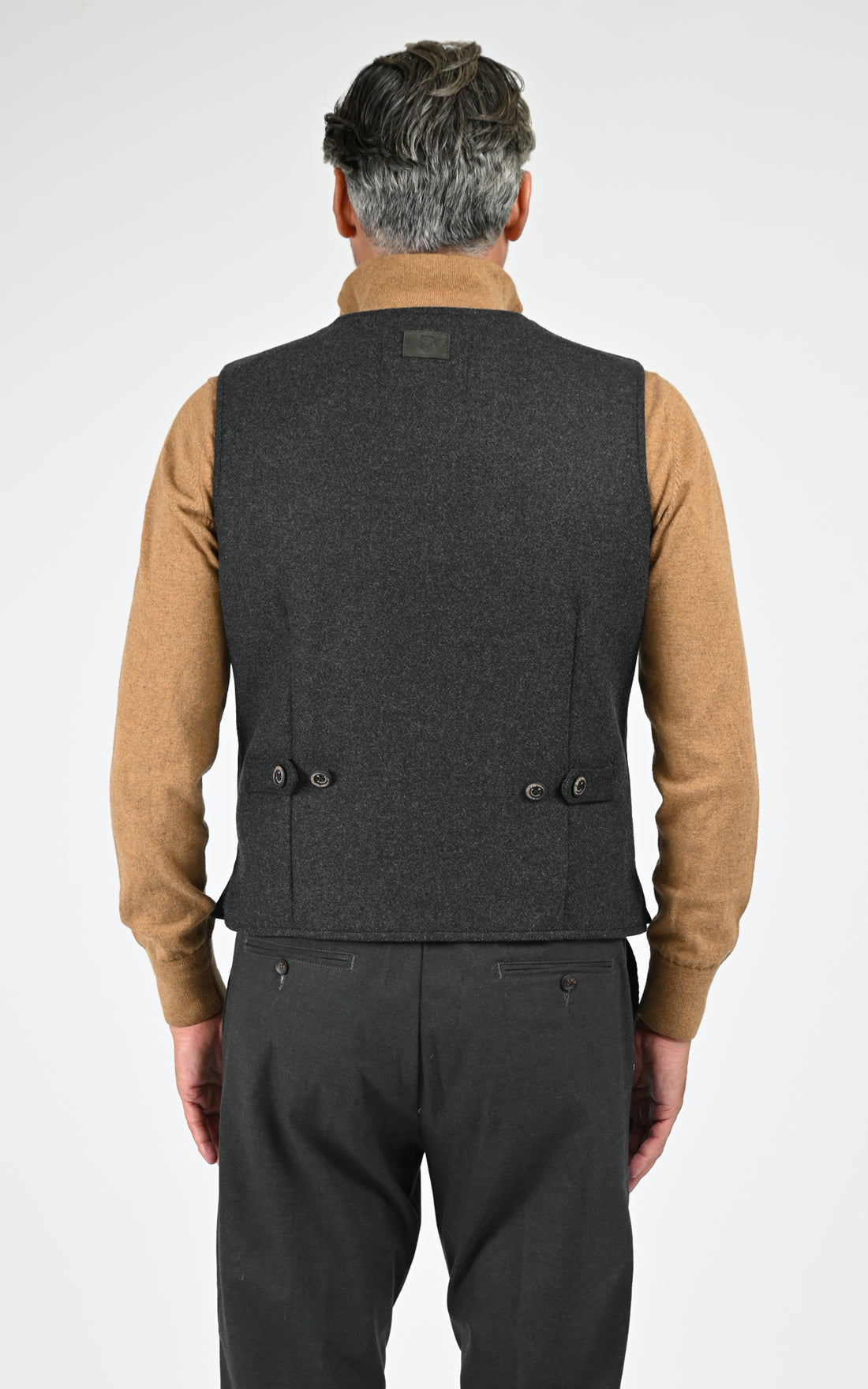 Gilet daim Renzo vert vert foncé