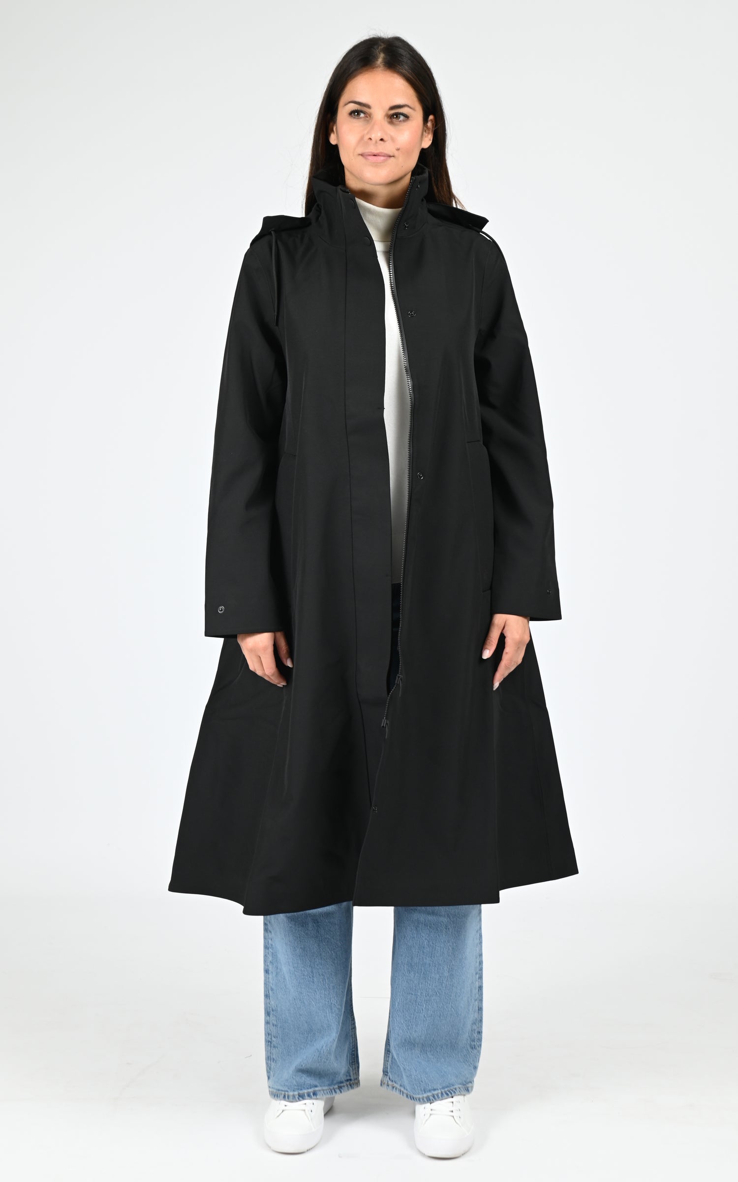 Parka longue noir 2