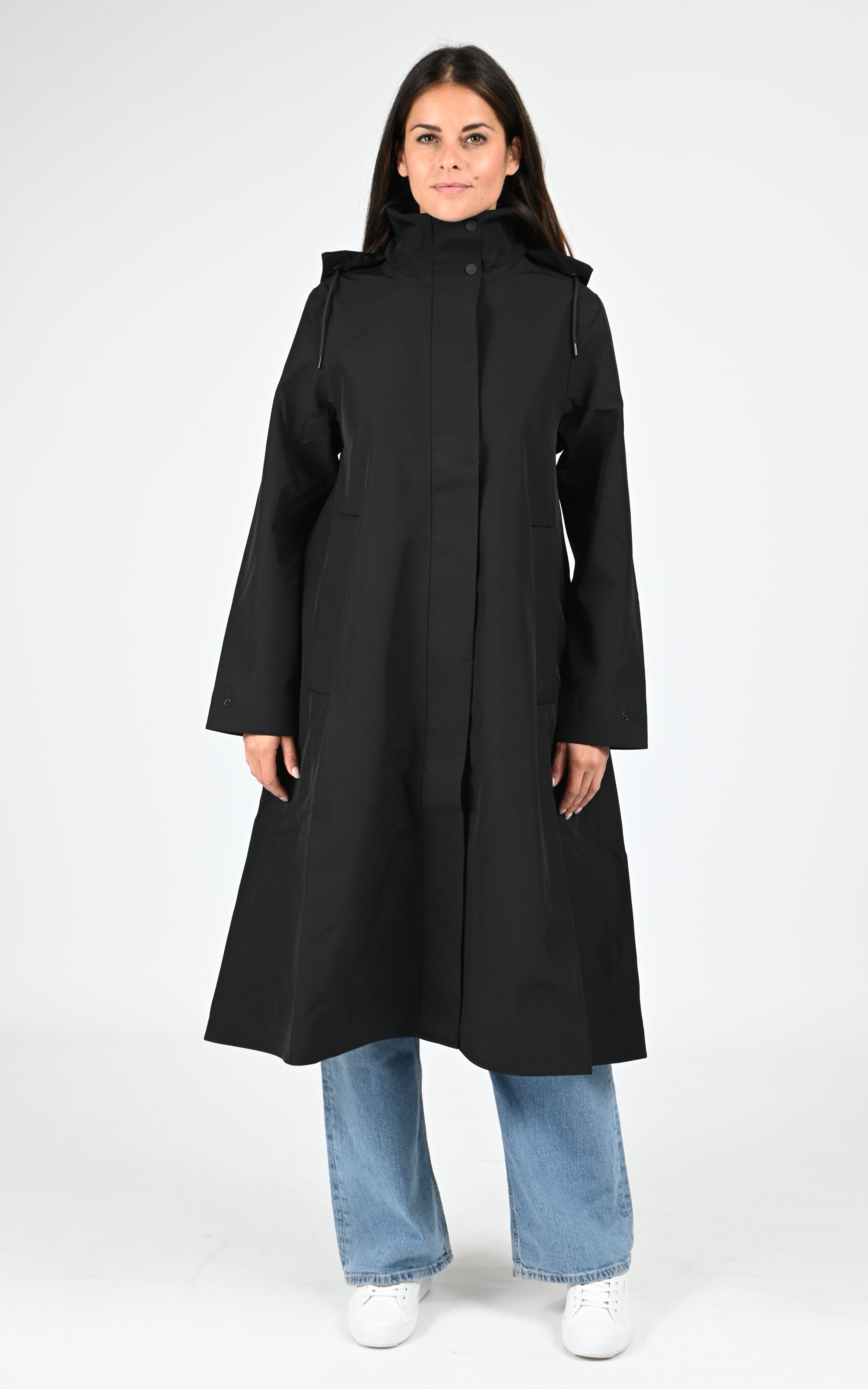 Parka longue noir