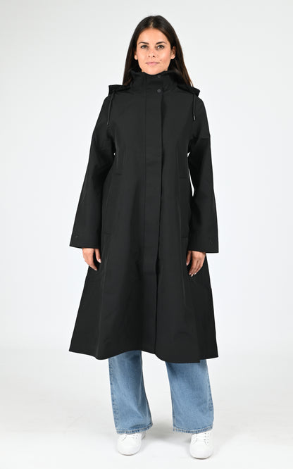 Parka longue noir