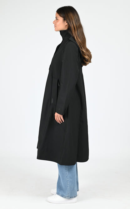 Parka longue noir