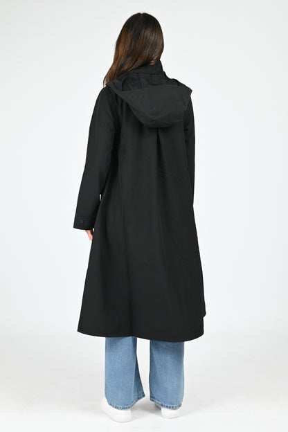 Parka longue noir