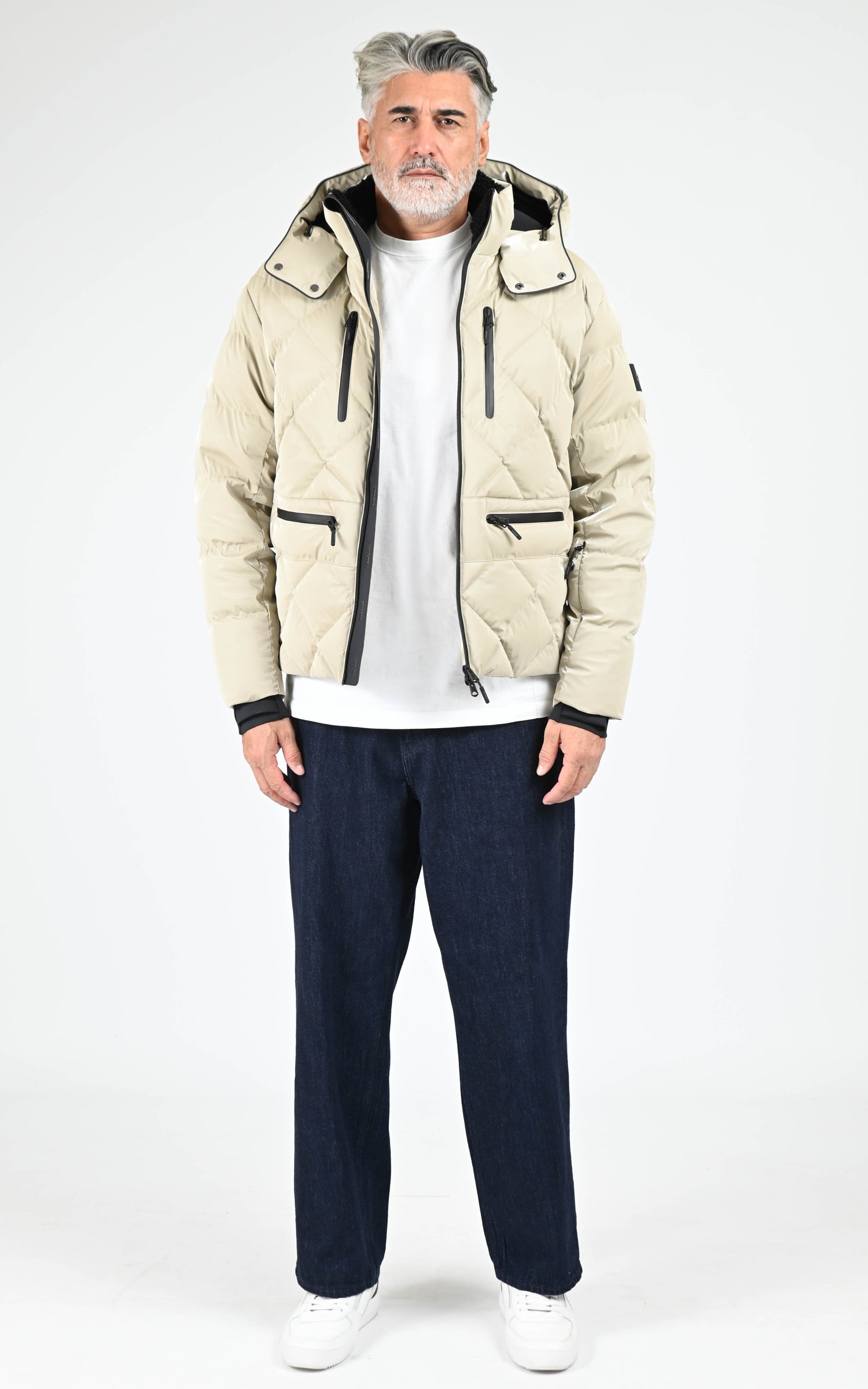 Doudoune Cillian beige 2