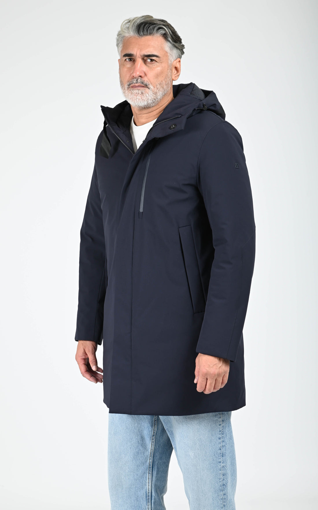 Parka bi-stretch Planet bleu marine
