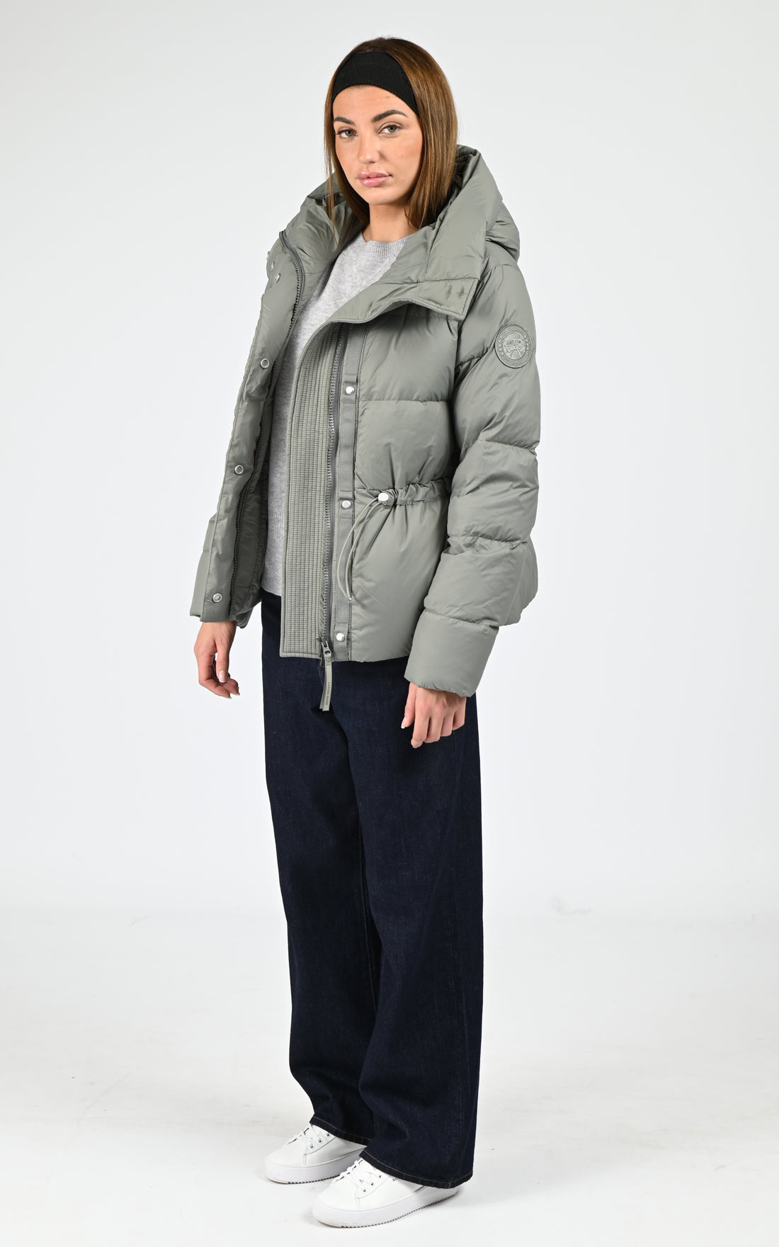 Ves doudoune Textile Femme Canada Goose, modèle Montgomery td 3042wt de couleur sagebrush 852