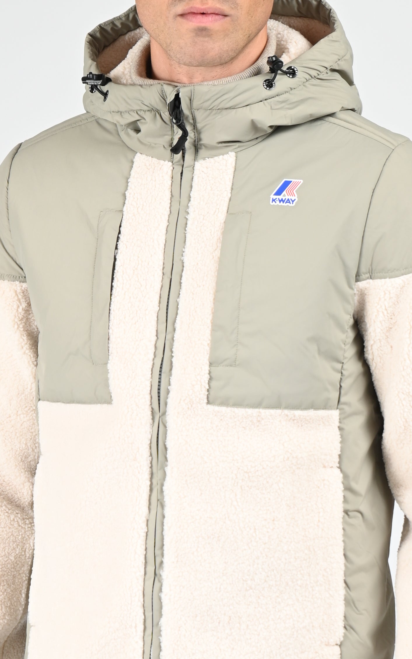 Veste polaire Samson 4.0 orsetto mixte vert écru