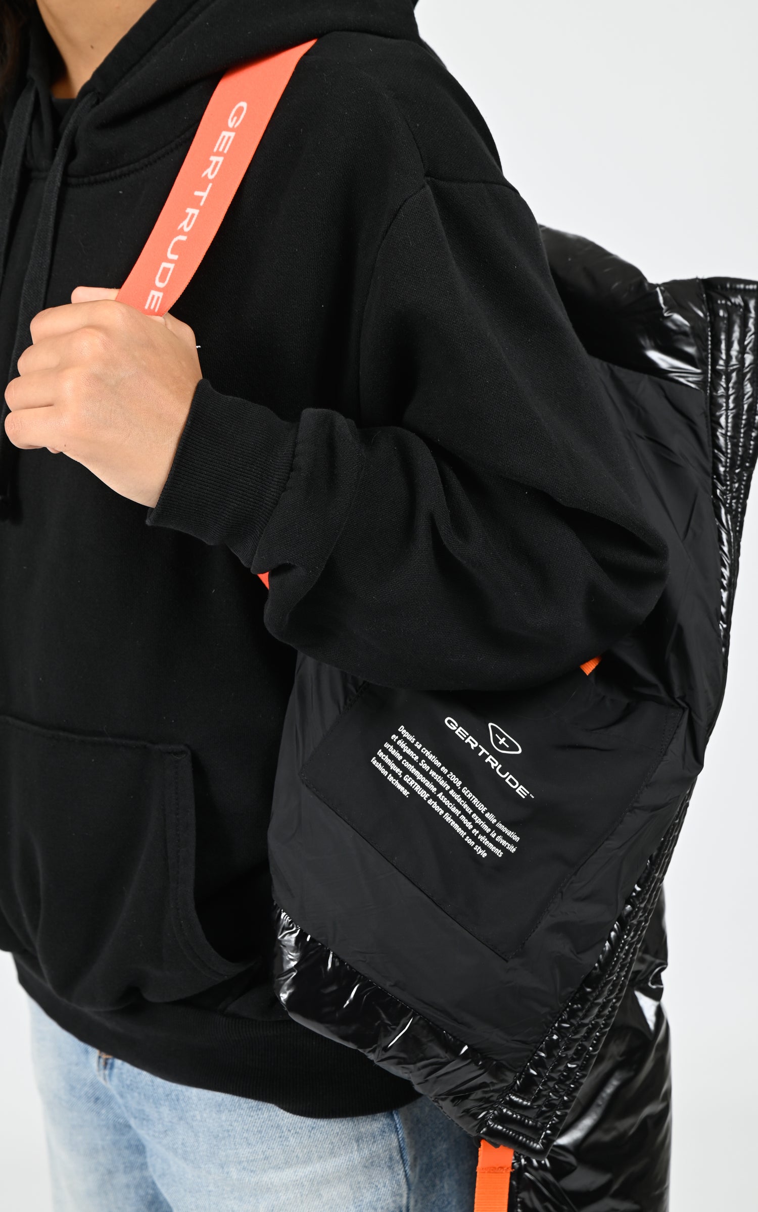 Doudoune à capuche Little Lili Bright noir 6