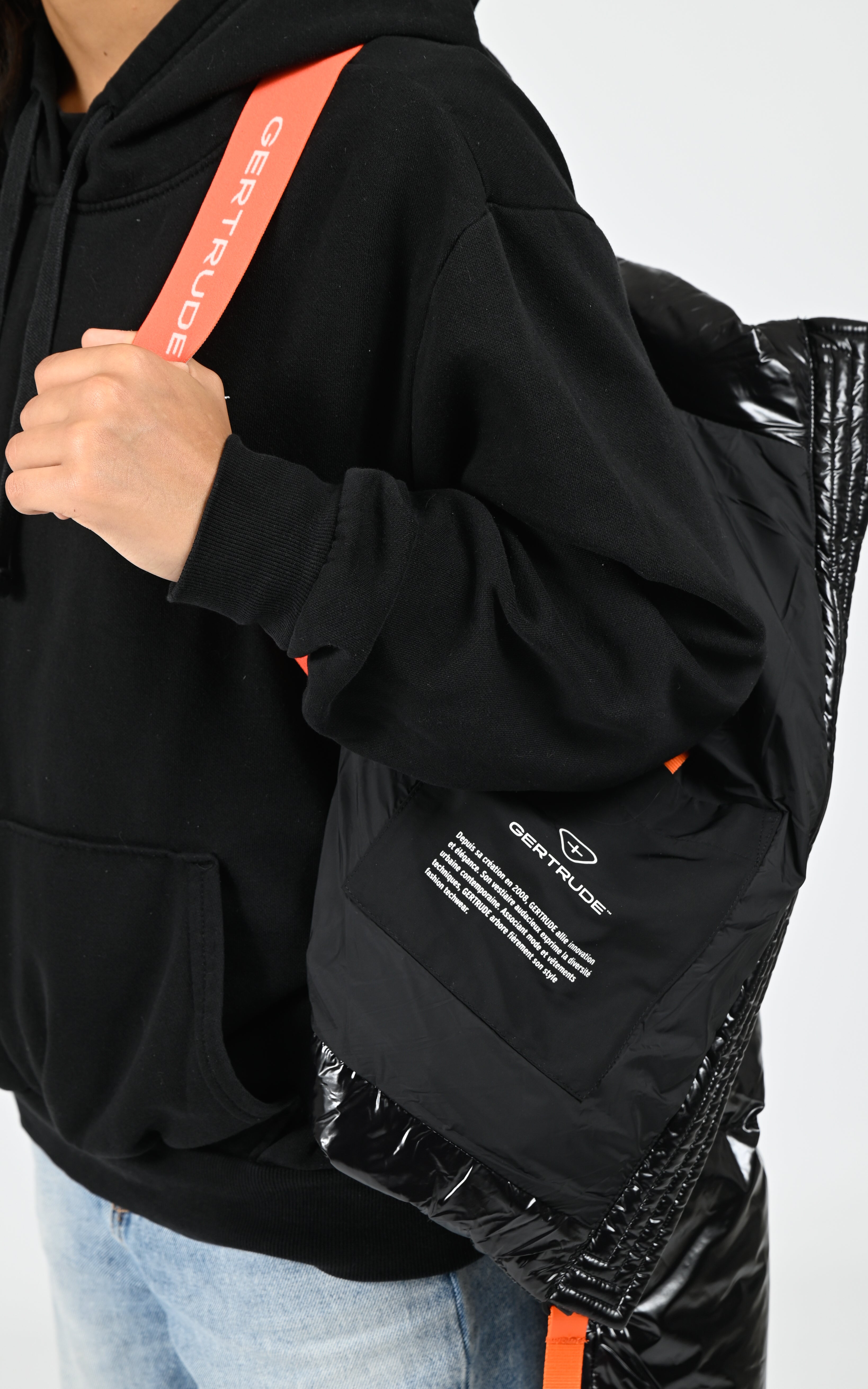 Doudoune à capuche Little Lili Bright noir