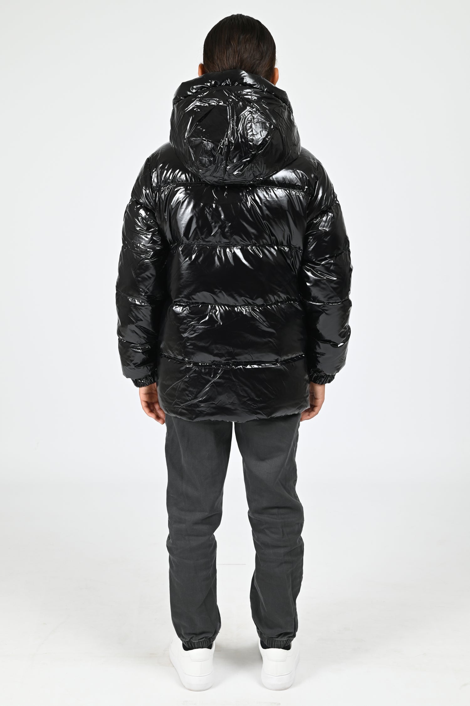 Doudoune brillante Little Vianney Bright noir 4