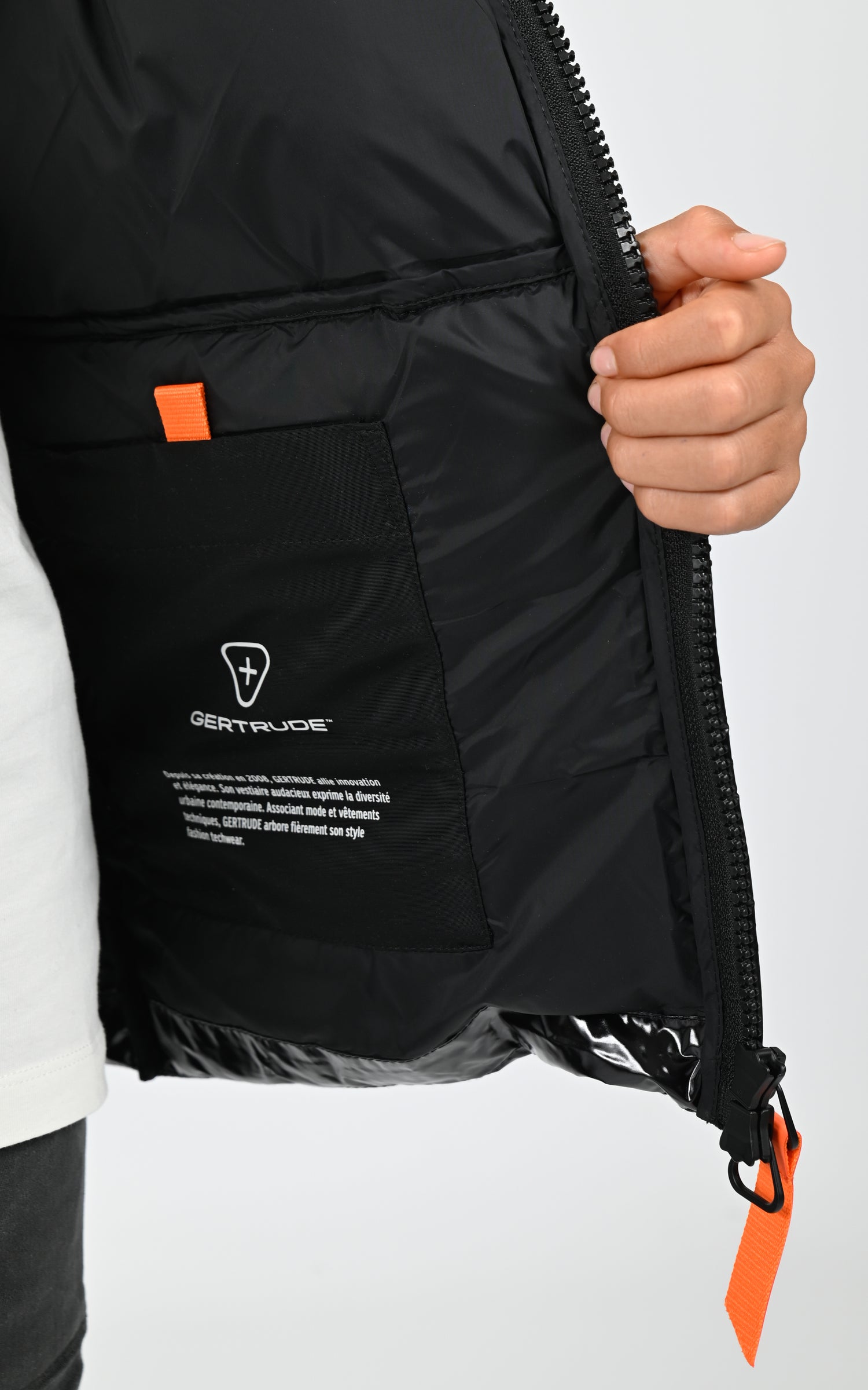 Doudoune brillante Little Vianney Bright noir 5